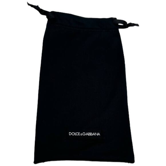 Dolce&Gabbana black microfiber drawstring bag - Picture 5 of 6